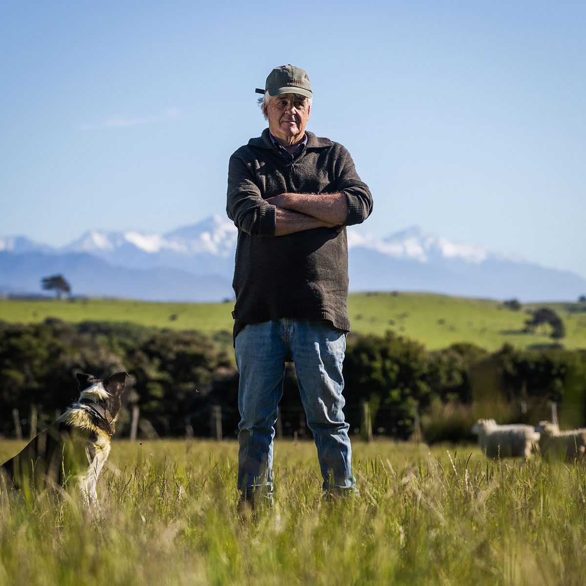 Beltana Farm, Richard Rutherford and His Dog